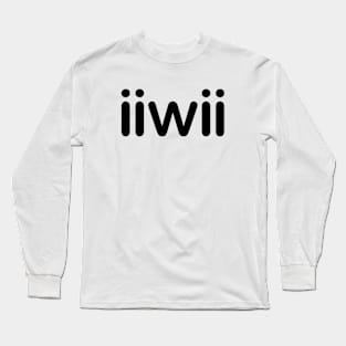 It Is What It Is Acronym (Black Text) Long Sleeve T-Shirt